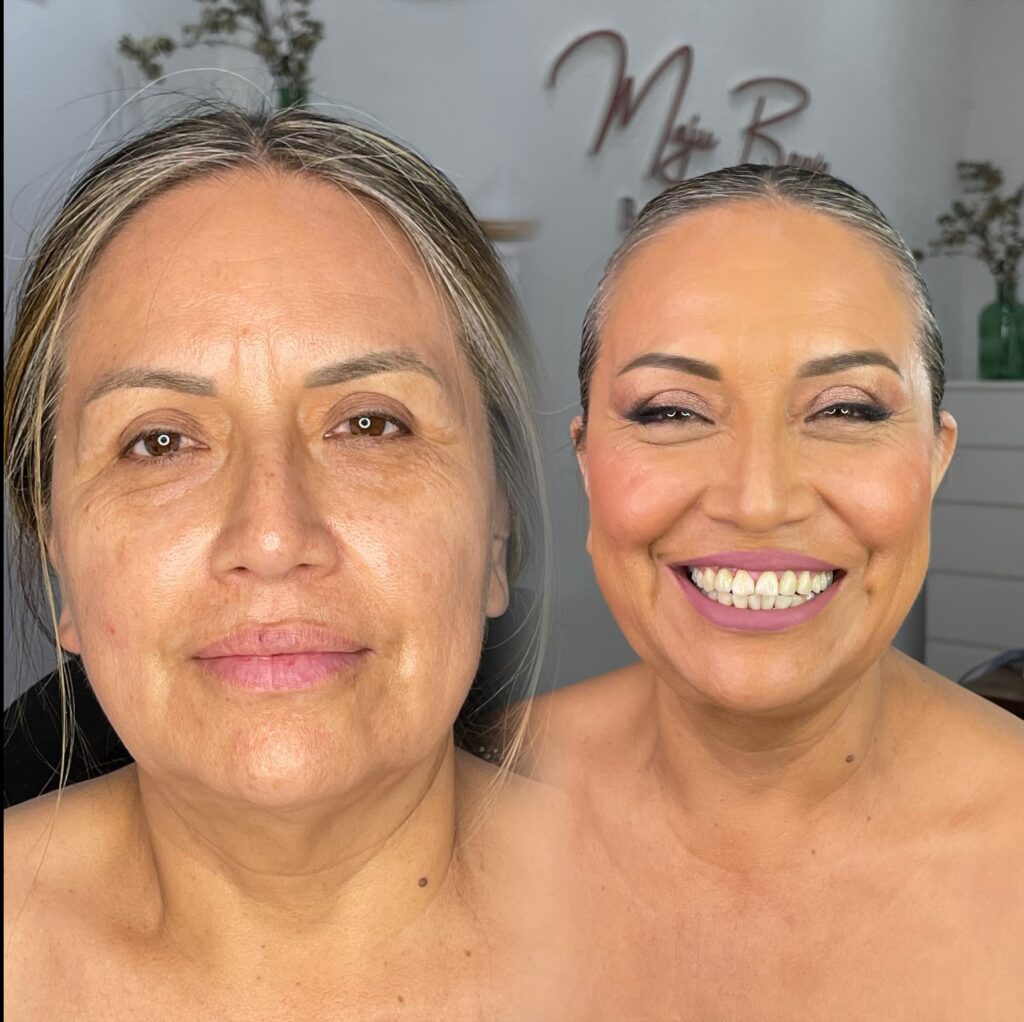 antes y despues maquillaje